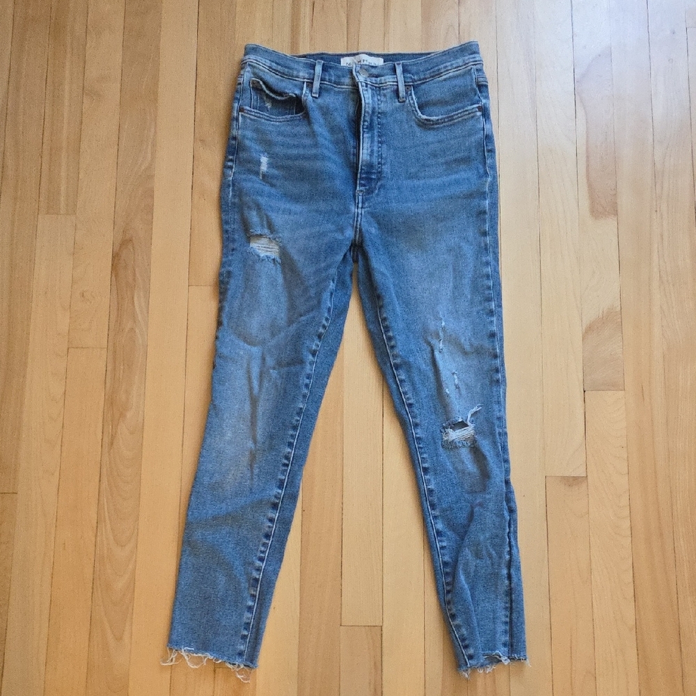 Denim Forum Lola High Rise Skinny Jeans